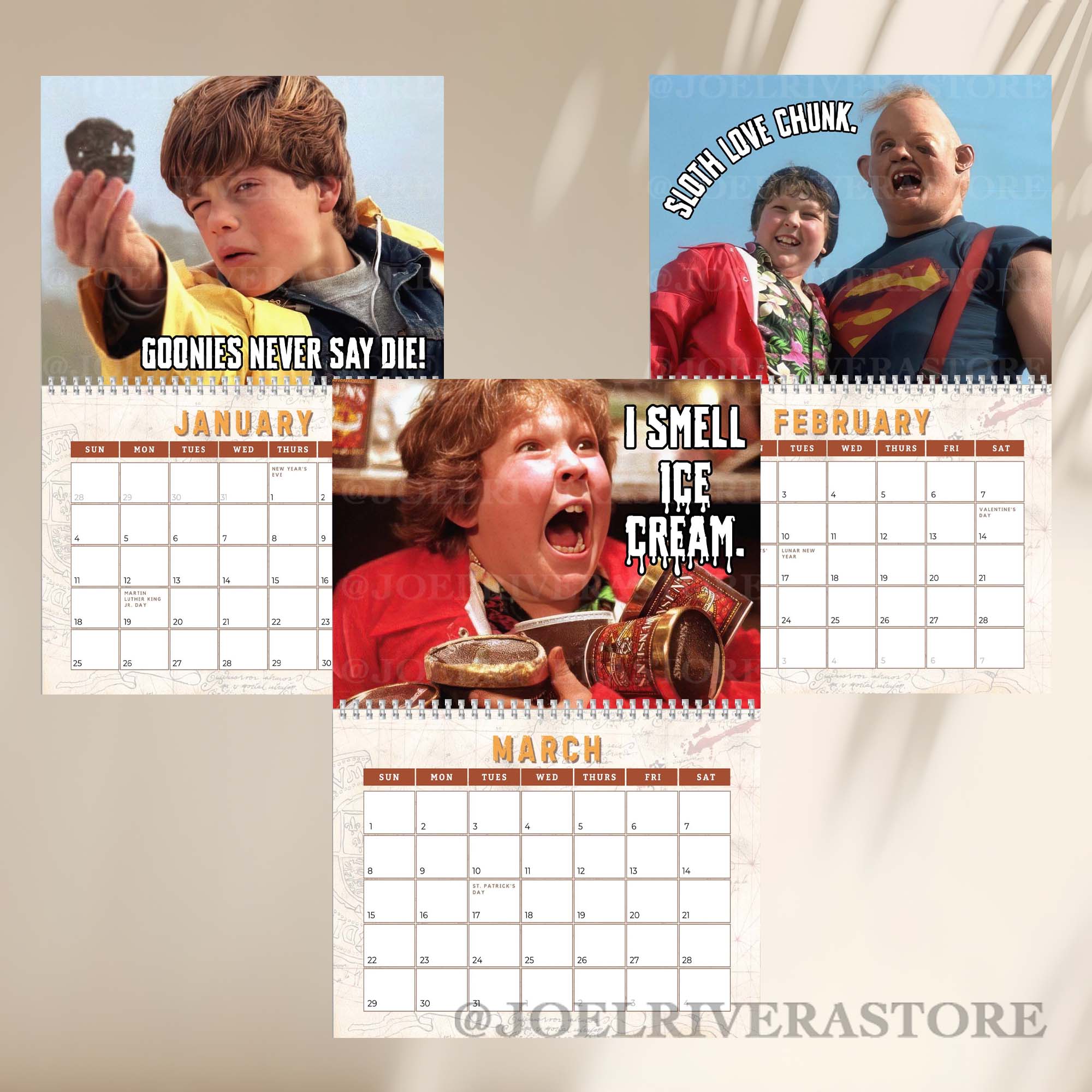 The Goonies 2026 Calendar The Goonies 2026 Calendar