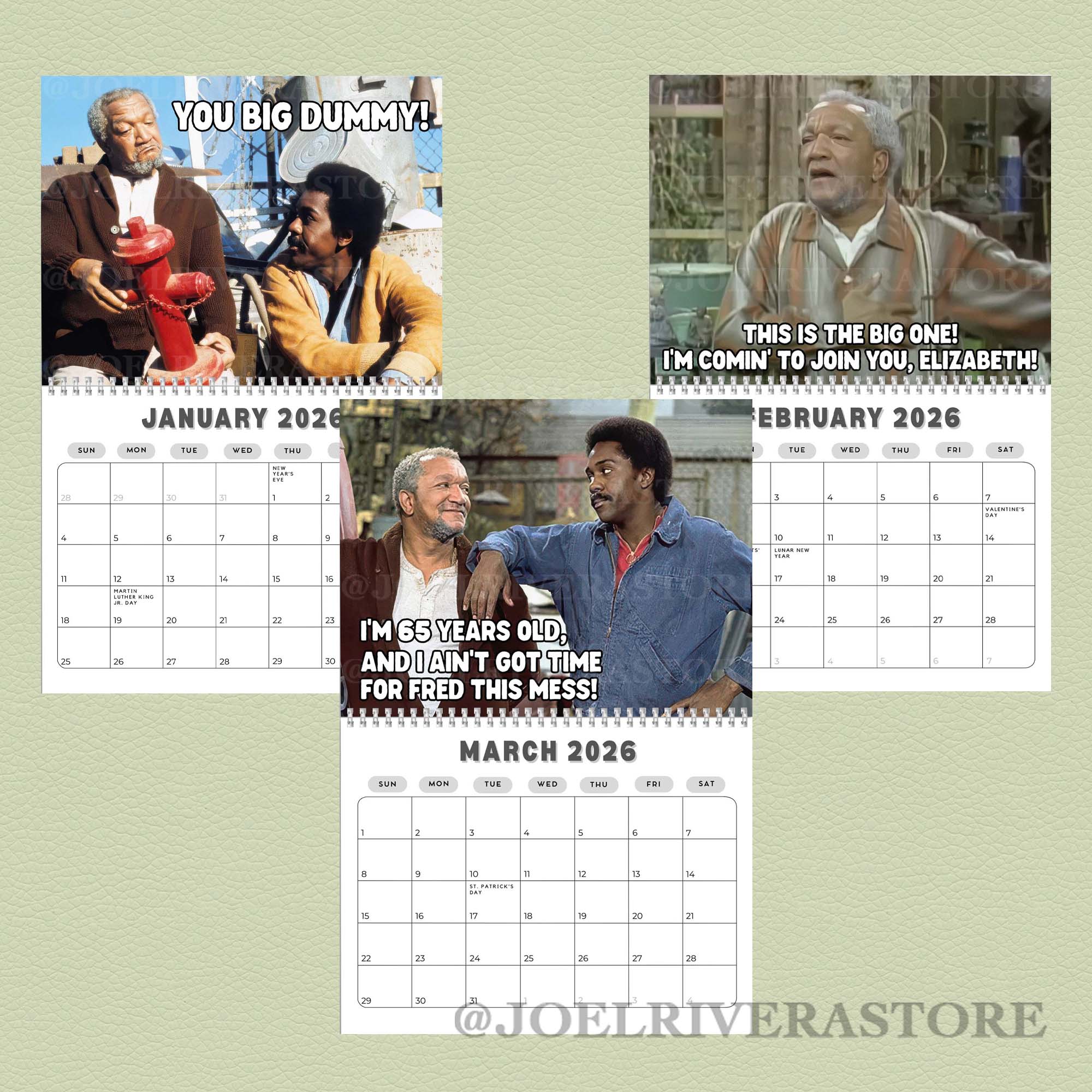 Sanford And Son 2026 Calendar Sanford And Son 2026 Calendar