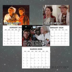 Back To The Future 2026 Calendar