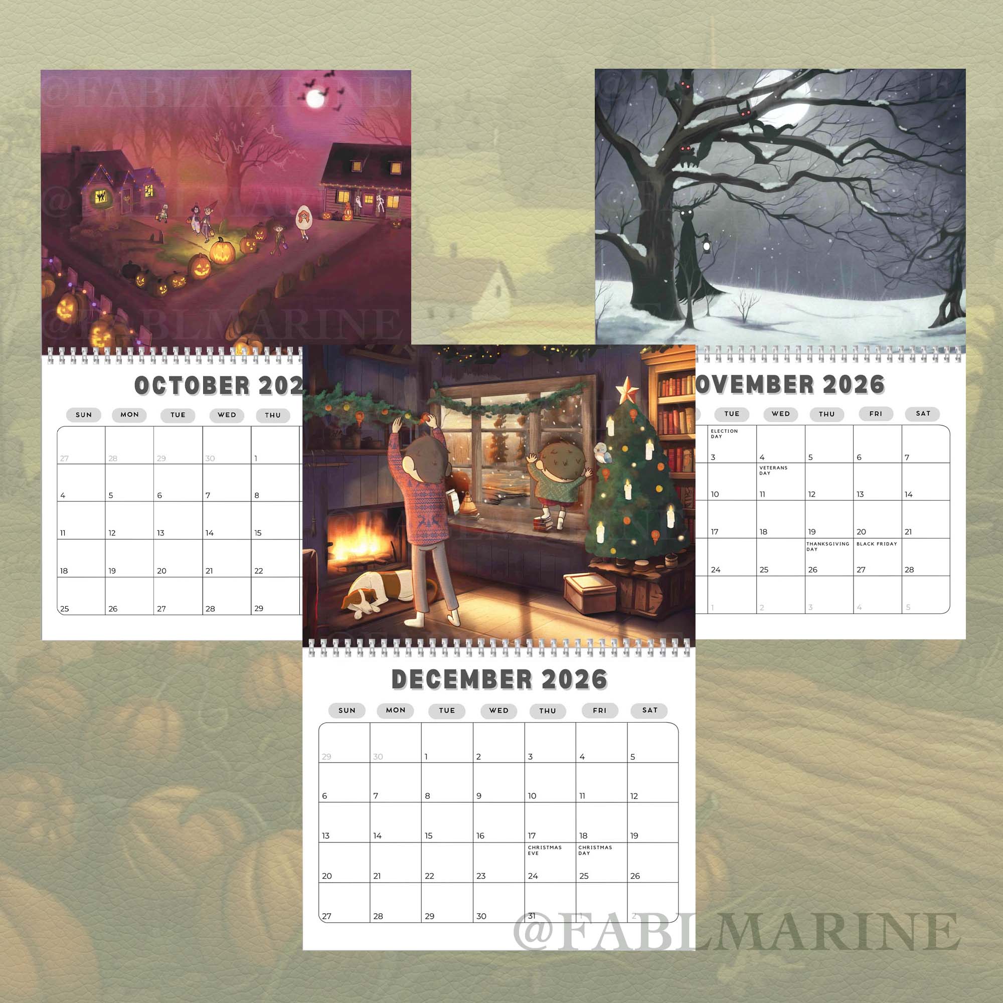 Over The Garden 2026 Wall Calendar Over The Garden 2026 Wall Calendar