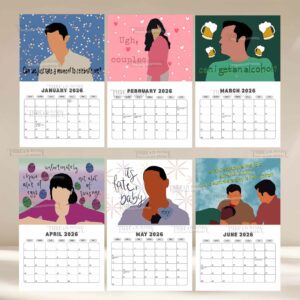 New Girl 2026 Wall Calendar