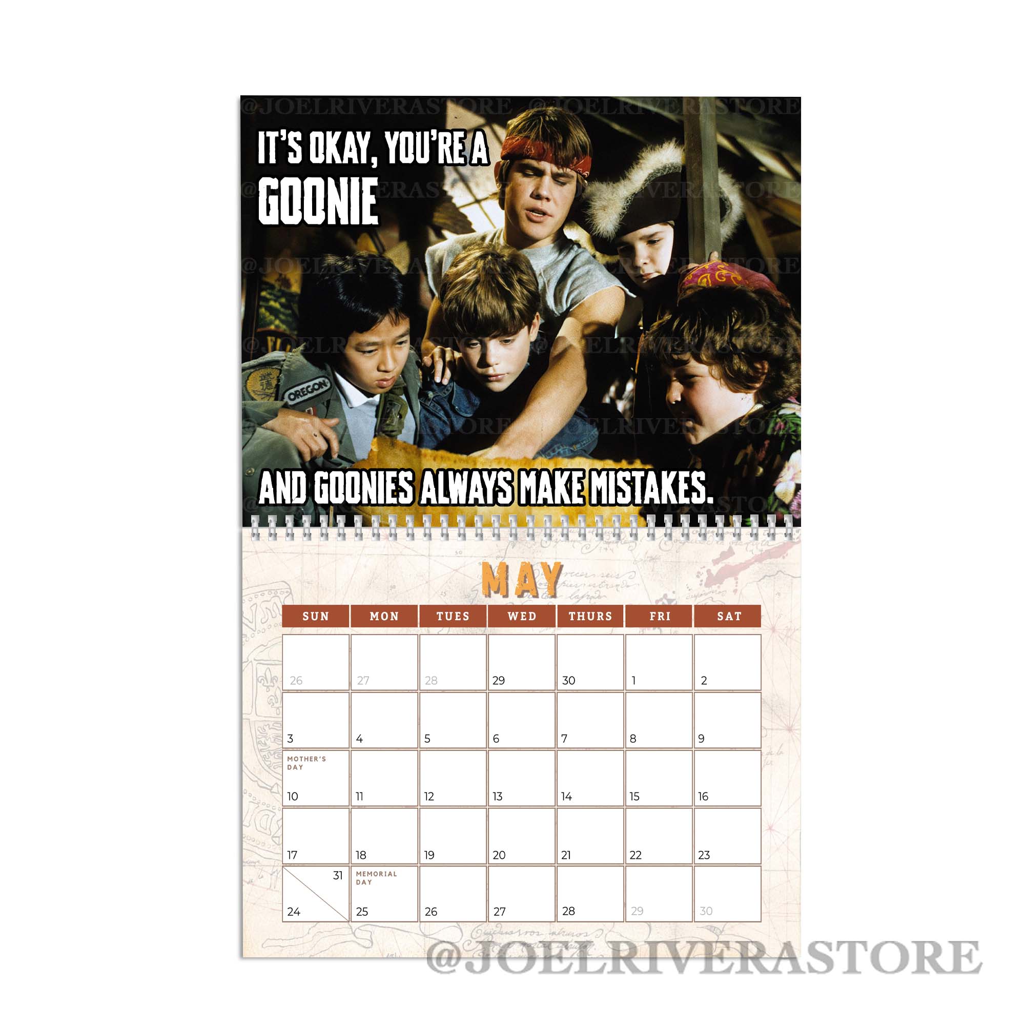 The Goonies 2026 Calendar The Goonies 2026 Calendar
