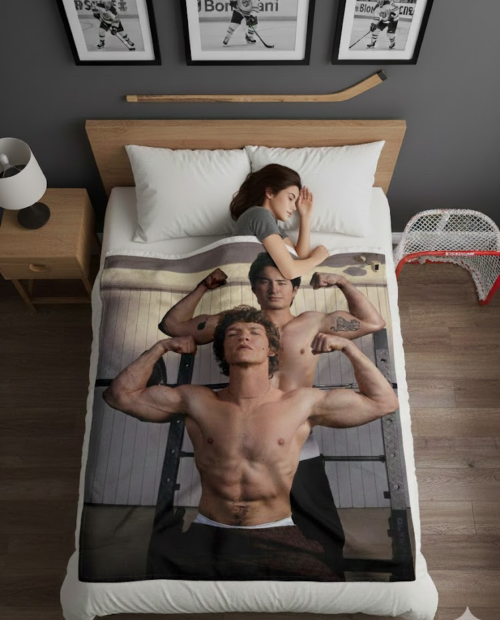 Heated Rivalry Hollanov The Naked Ambition Ver.2 Blanket