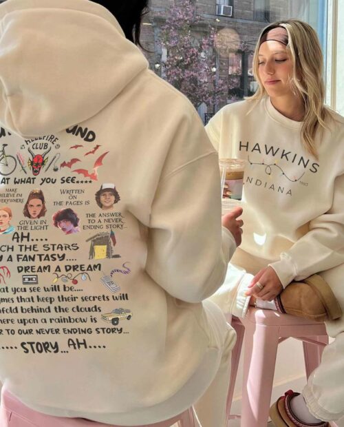 Stranger Things Up Side Down Song 2 Side Shirt