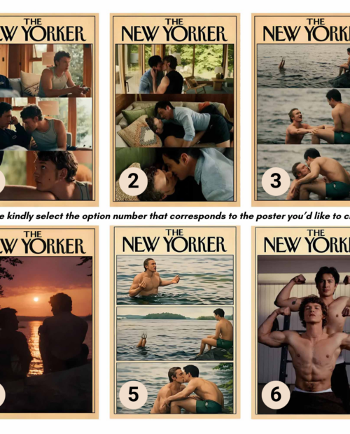 The New Yorker Heated Rivalry Posters