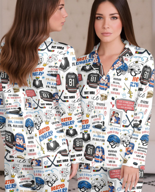 Heated Rivalry Satin Pajamas Set