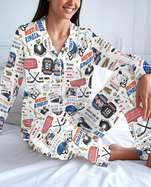 Heated Rivalry Satin Pajamas Set