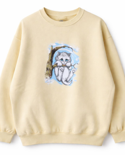 Hang in There Baby Cat in Snow ( Opalite MV ) Shirt