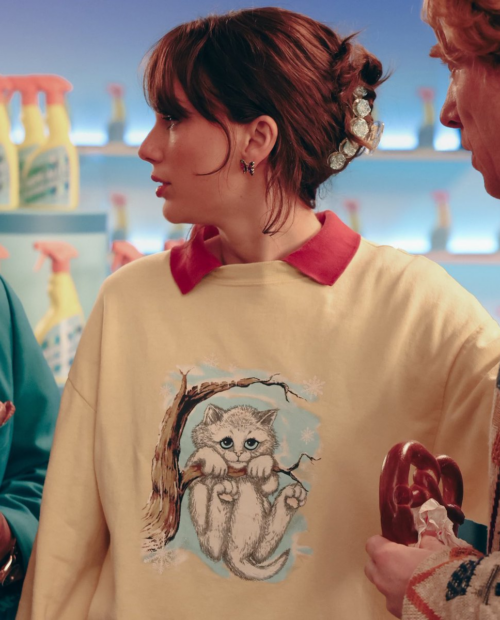 Hang in There Baby Cat in Snow ( Opalite MV ) Shirt